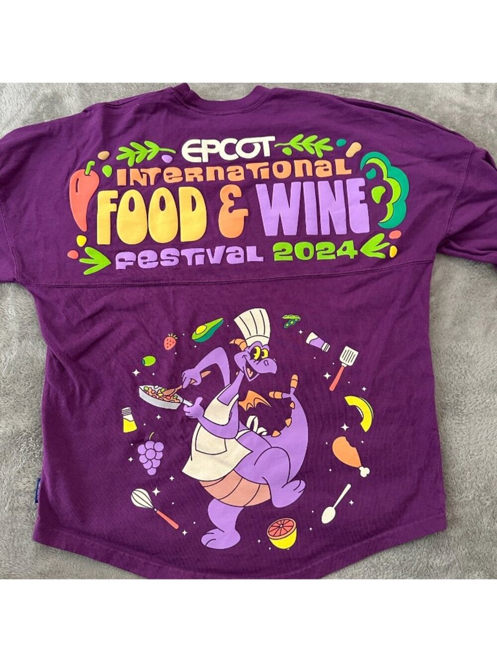 Disney Spirit Jersey Epcot Chef figment 2024 Food Wine Festival SMALL Adult